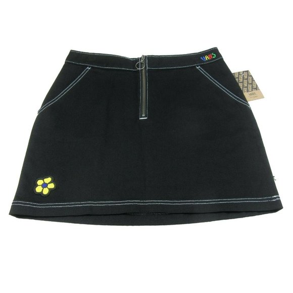Vans Dresses & Skirts - VANS Brighton Womens Denim Black Mini Skirt Size L